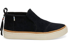 Load image into Gallery viewer, Black Suede Women's Paxton Slip-Ons